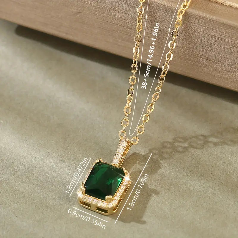Collier Émeraude Miriam