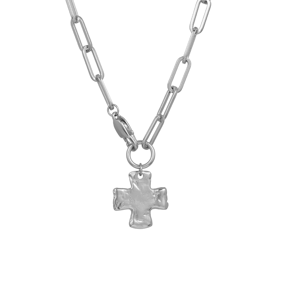 Collier Croix Chunky