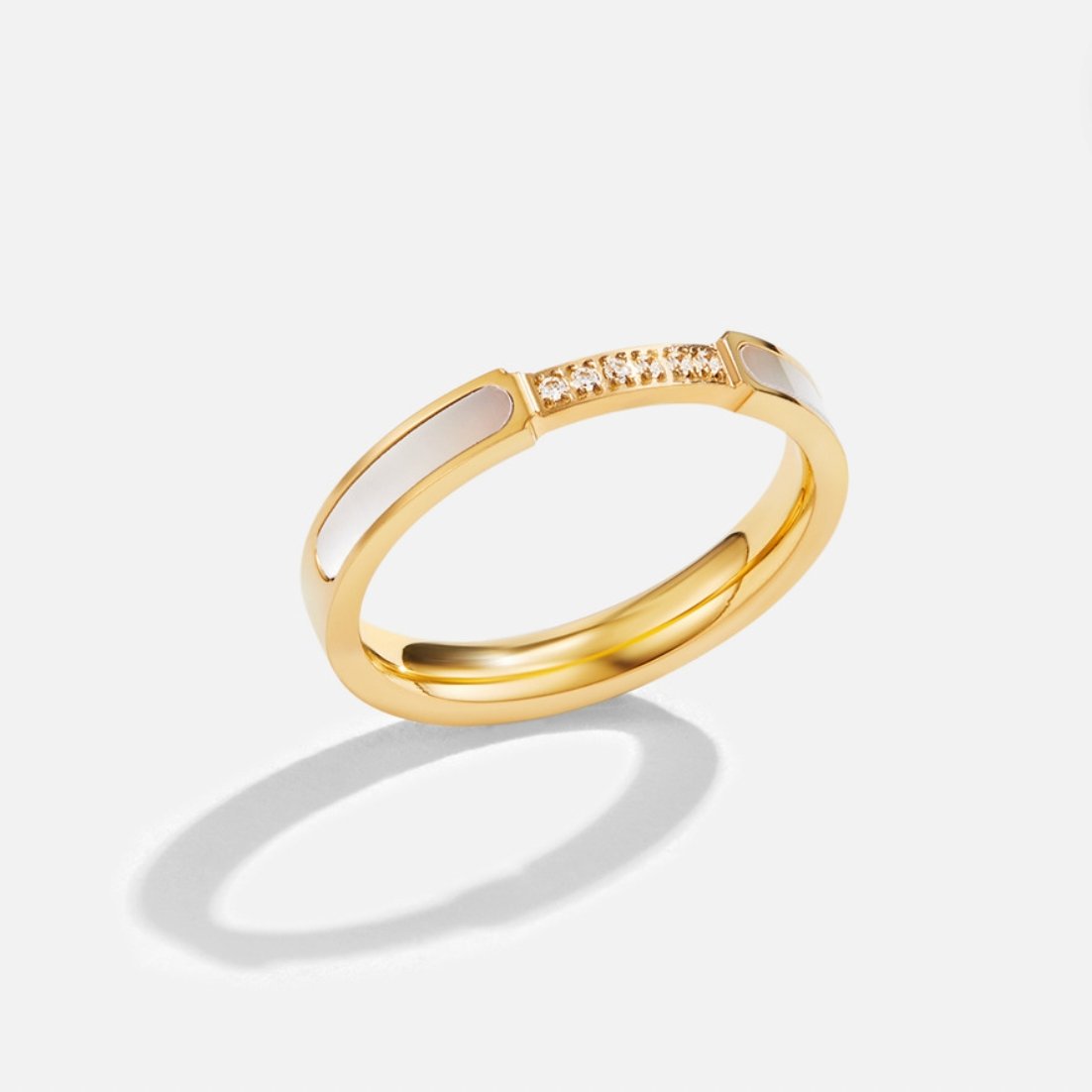 Bague Nacre & Cristaux