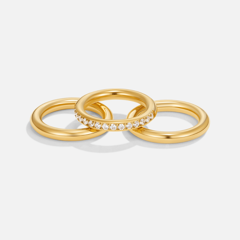 Set Vana Trio Or & Cristaux