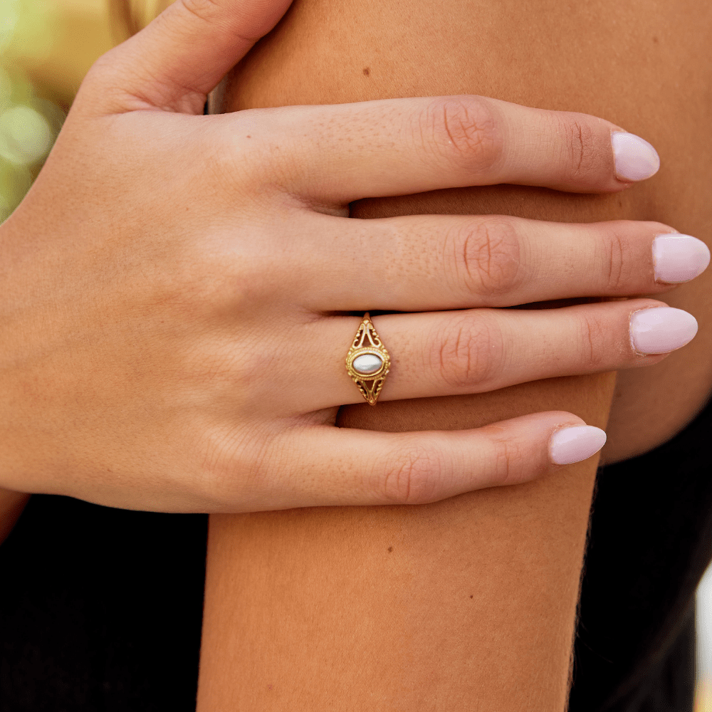 Bague Perle Royale Vintage
