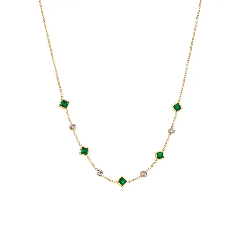 Collier Émeraude Alena