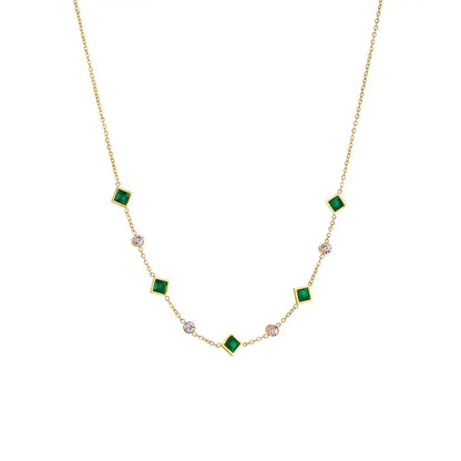 Collier Émeraude Alena
