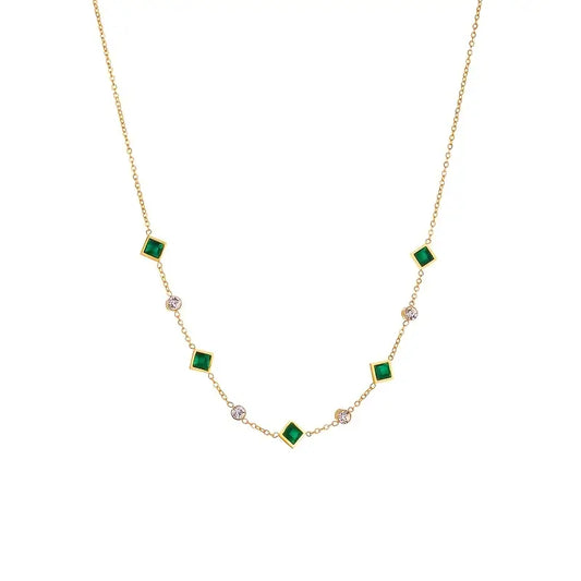 Collier Émeraude Alena