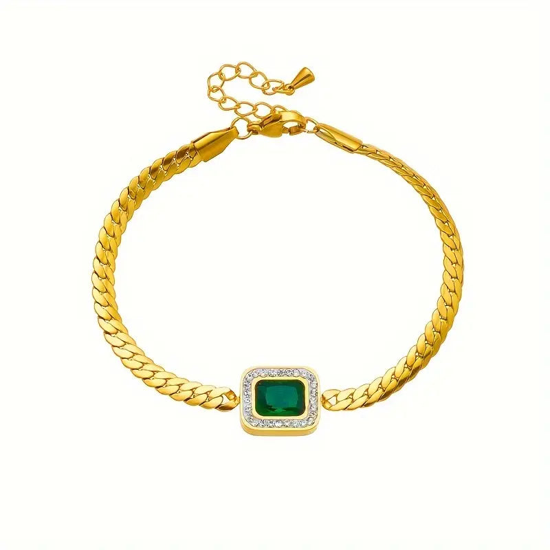 Bracelet Émeraude Emilia