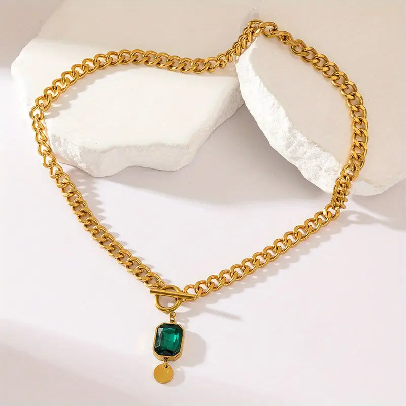 Collier Émeraude Tereza