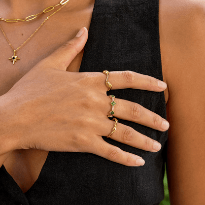 Bague Vague Dorée