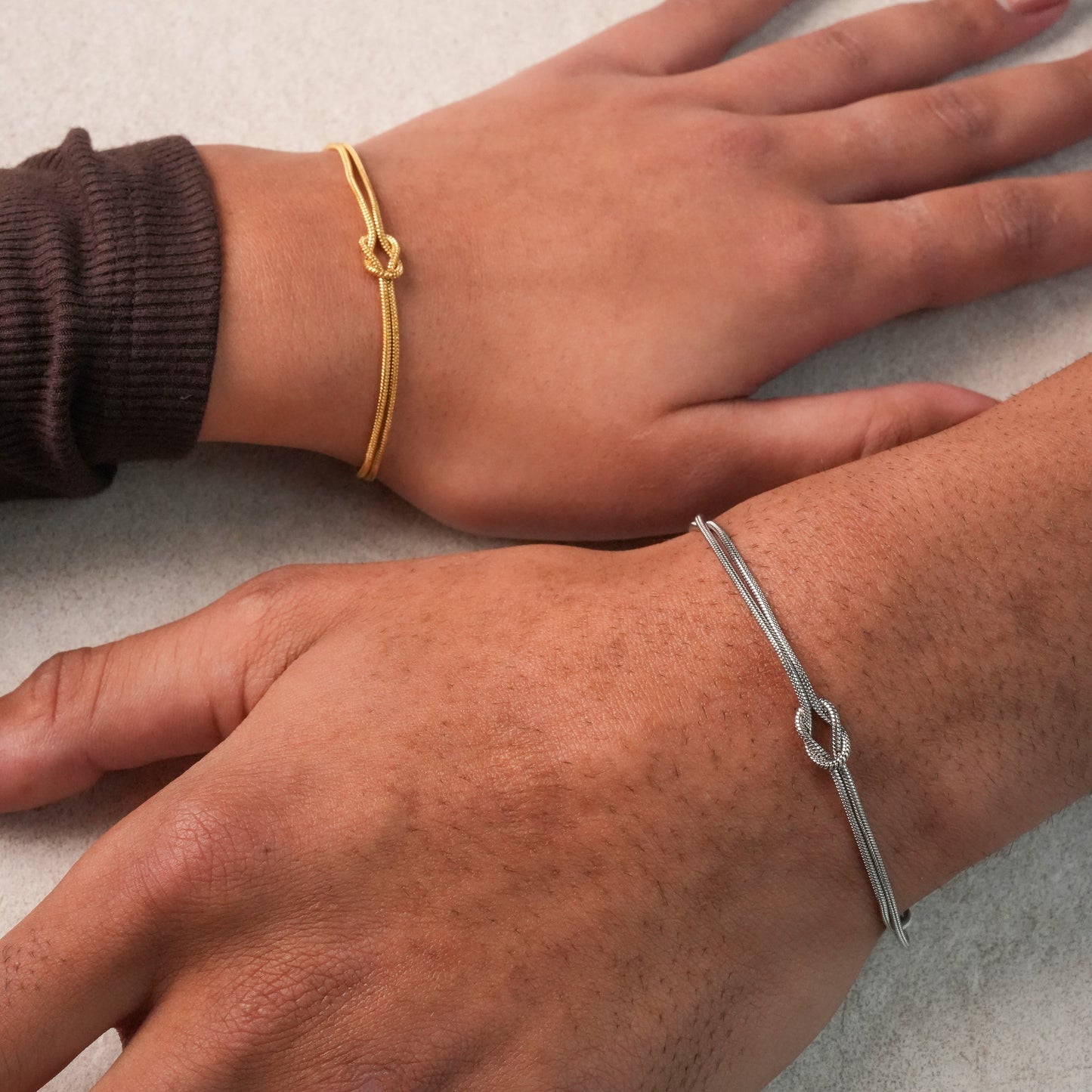 Bracelet infini 1+1
