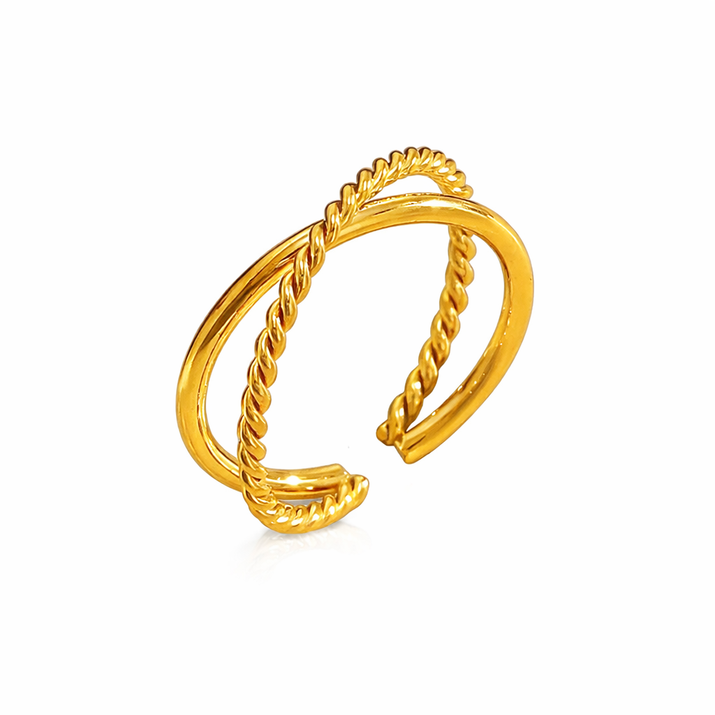 Bague Ara Entrelacée