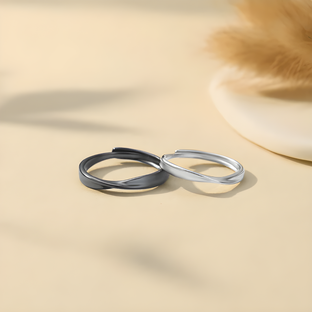 Bague Promesse d’Amour – Ensemble de bagues pour couple