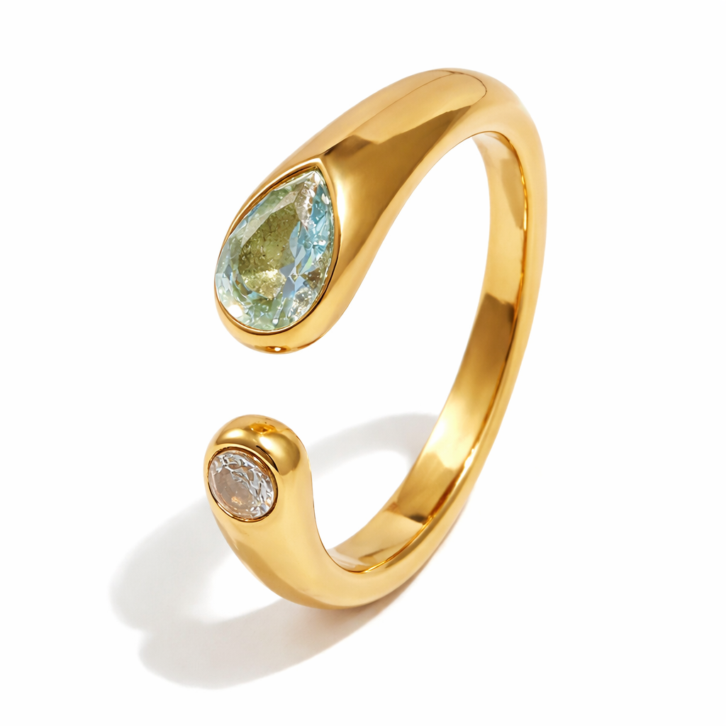 Bague Aigue-Marine Vintage