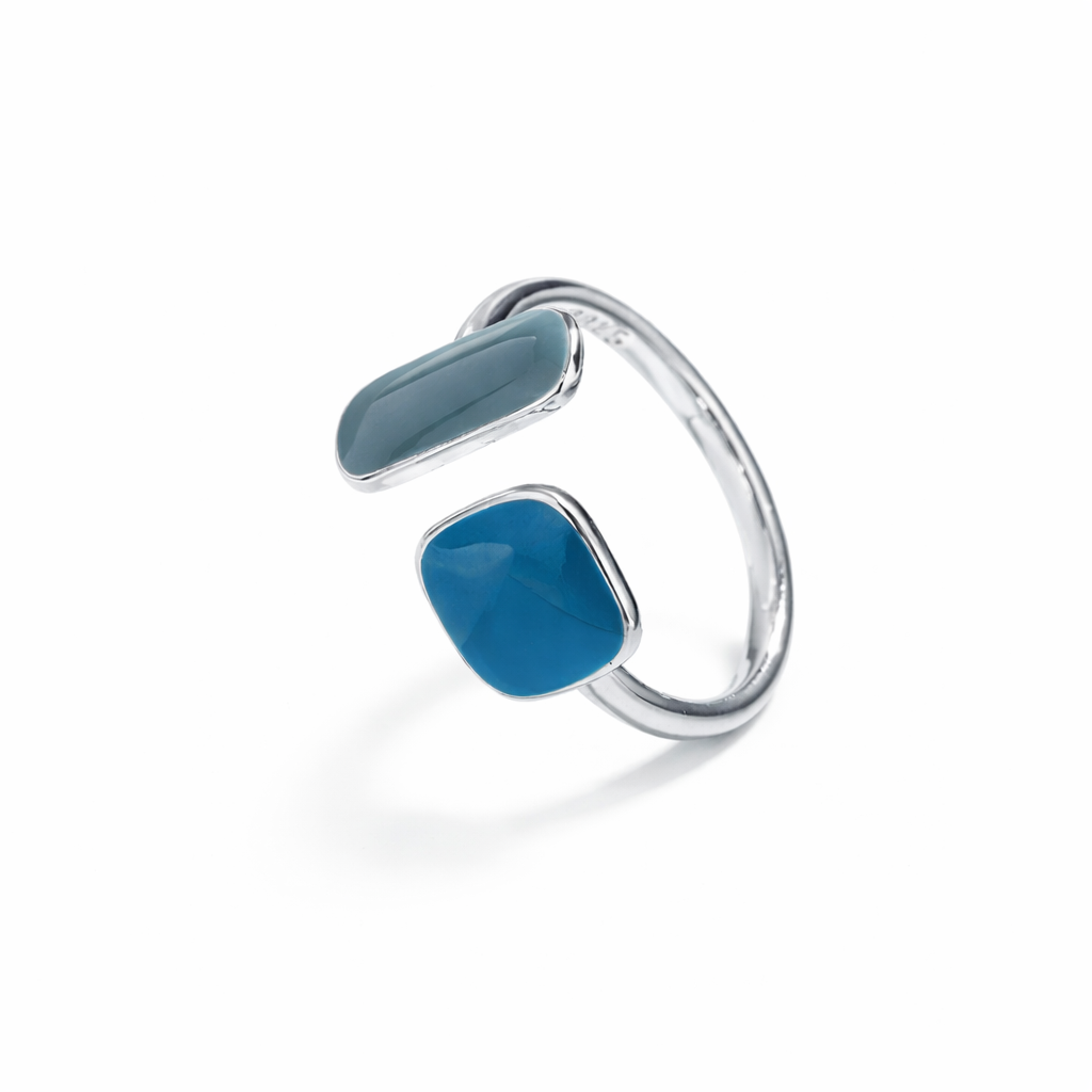 Bague Argent Aigue-Marine