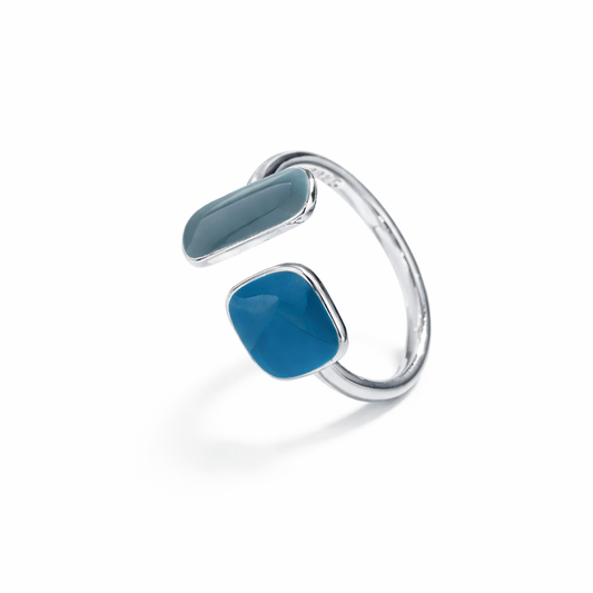 Bague Argent Aigue-Marine