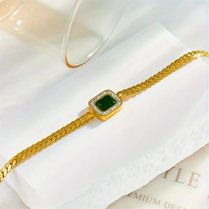 Bracelet Émeraude Emilia