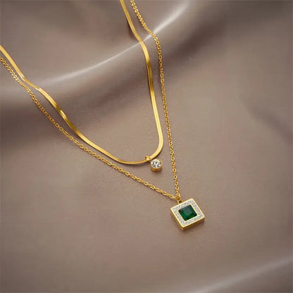 Collier Émeraude Klára