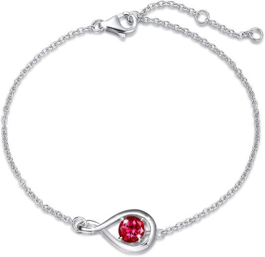Bracelet Infini Rubis
