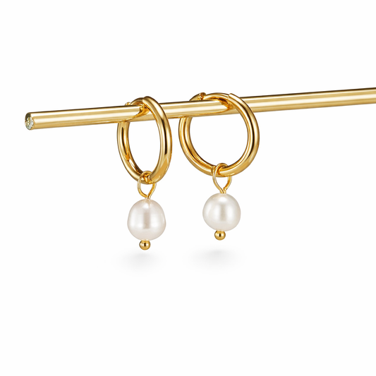 Créoles Bella avec perles d’eau douce