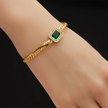 Bracelet Émeraude Emilia