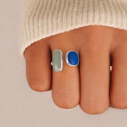Bague Argent Aigue-Marine