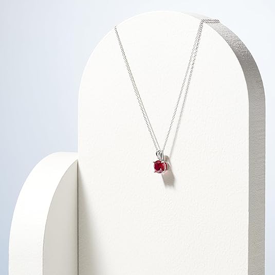 Collier Rubis Rond