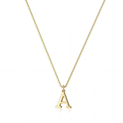 Collier avec lettres d'amour-initiales
