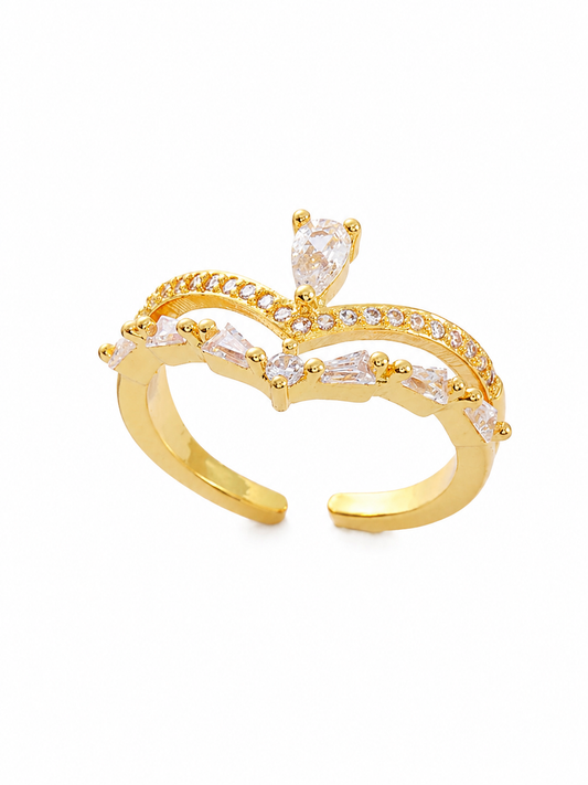 Bague Lilly Dorée  Cristau