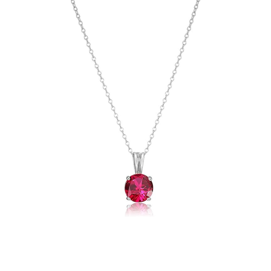 Collier Rubis Rond