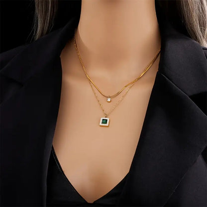 Collier Émeraude Klára