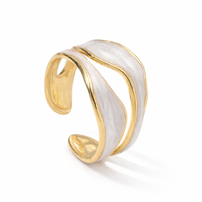 Bague en Or Blanc Vintage