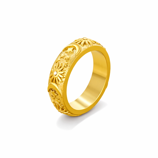 Bague Céleste Dorée