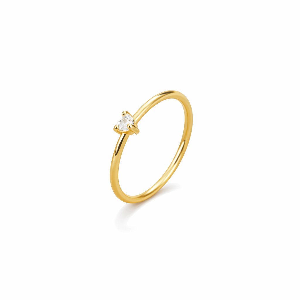 Bague Cœur Cristal