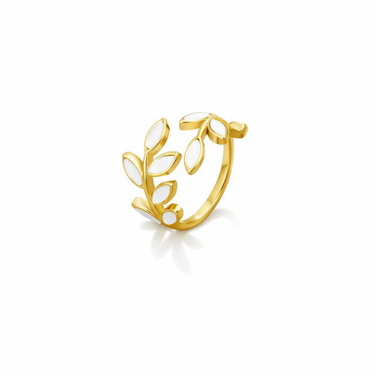 Bague Leaf Dorée