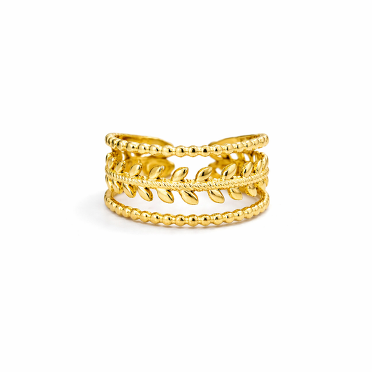 Bague Marissa Feuille Dorée
