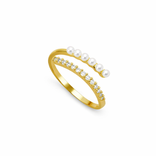 Bague Perle Cristal