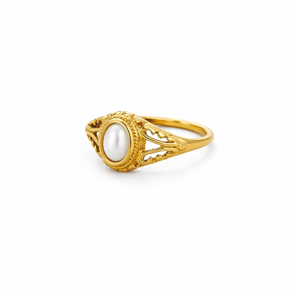 Bague Perle Royale Vintage