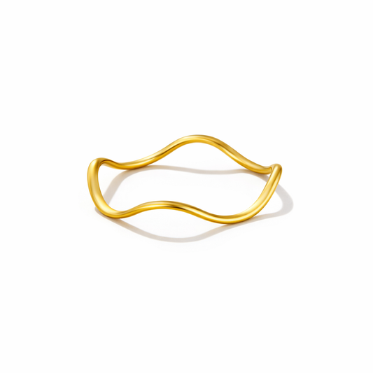 Bague Tina Dorée Empilable