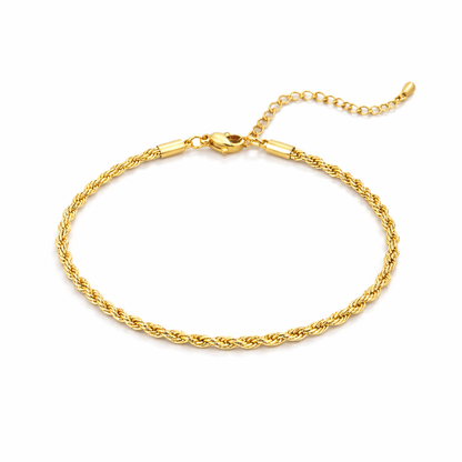 Bracelet Doré Torsadé