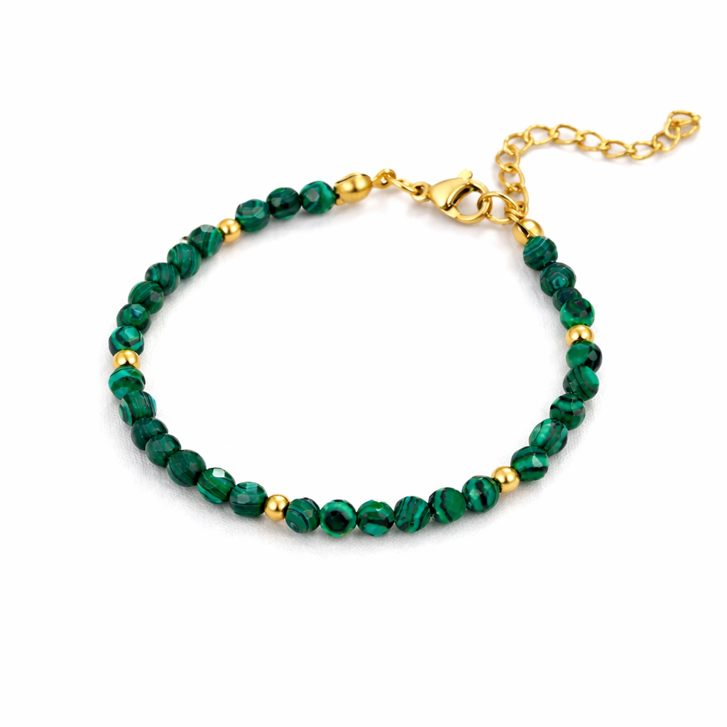 Bracelet Émeraude Perlé