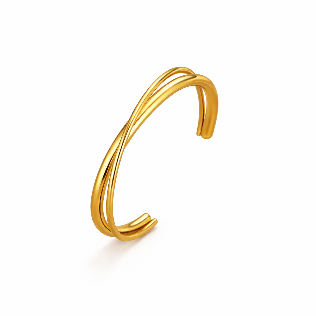 Bracelet Eva Torsadé Doré