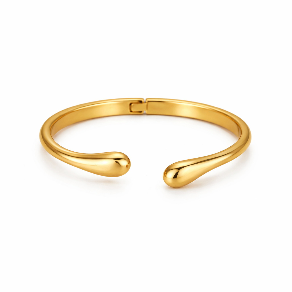 Bracelet Jonc Goutte Dorée