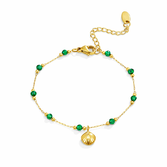 Bracelet Nerissa Coquillage Vert