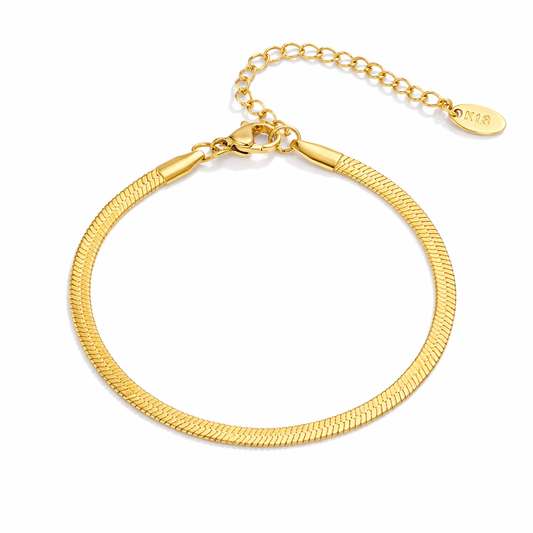 Bracelet Sarya Chaîne Serpent Dorée