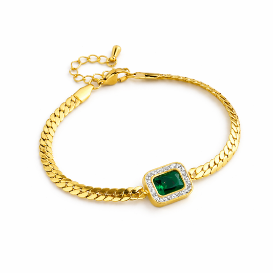 Bracelet Émeraude Emilia