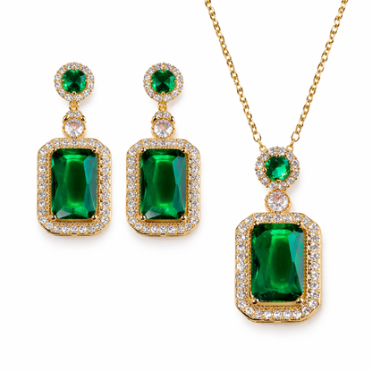 Ensemble collier et boucles d’oreilles Kateřina