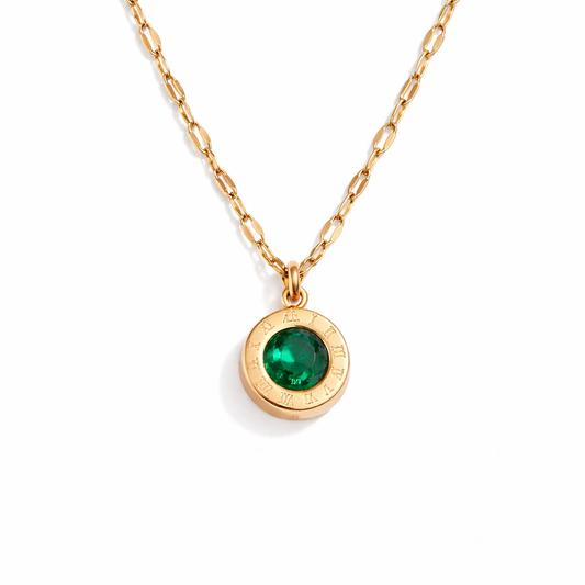Collier Athena en Cristal Vert
