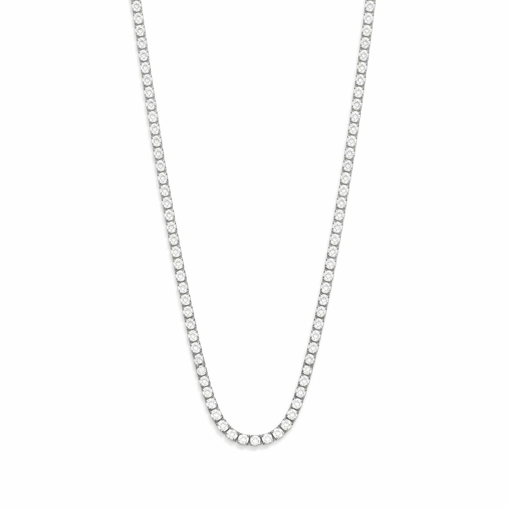 Collier Cordelia en Cristal Argent