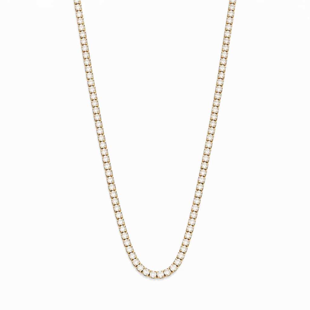 Collier Cordelia en Cristal Or