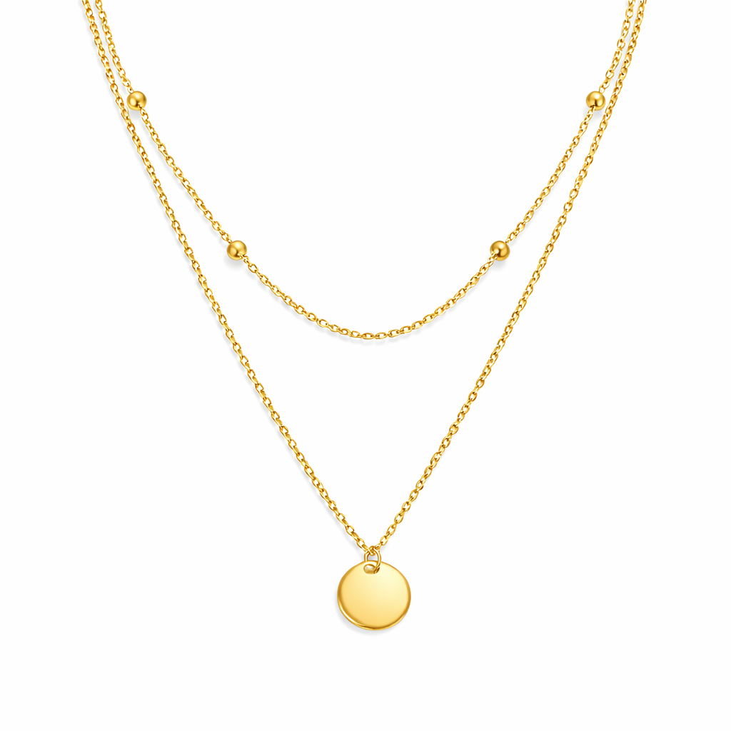 Collier à Disques Superposés