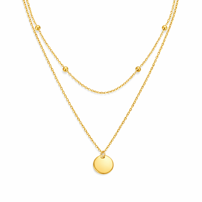 Collier à Disques Superposés