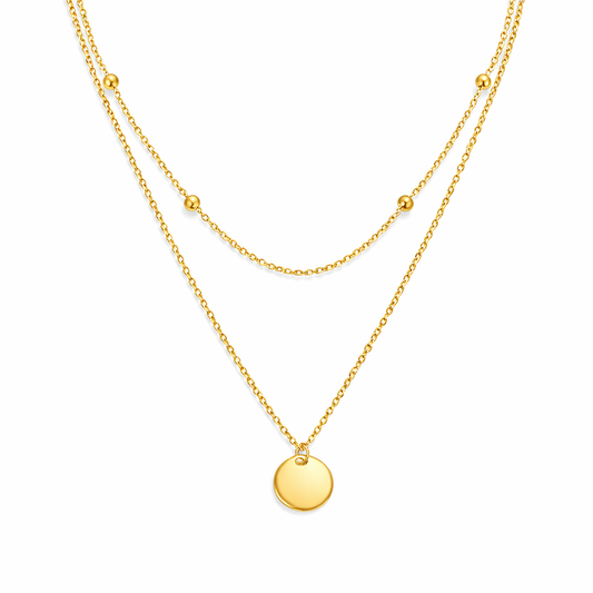 Collier à Disques Superposés